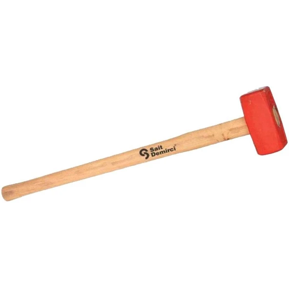 Sait Demirci Yekpare Dövme Çelik Saplı Düz Balyoz 6.5 kg