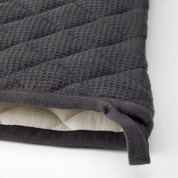 Fırın Eldiveni Siyah 33 Cm MeridyenDukkan Keçeli Polyester Sağ-Sol El Uyumlu Eldiven Tekli - 3
