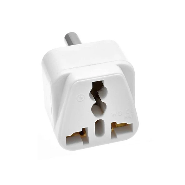 Hindistan Evrensel IL fiş adaptörü avrupa 3 Pin seyahat adaptörü - 3