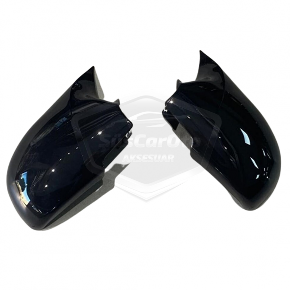 Hyundai Accent Admire 2000-2006 Batman Yarasa Ayna Kapağı Piano Black ABS Plastik - 3