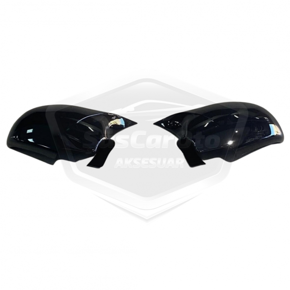 Hyundai Accent Admire 2000-2006 Batman Yarasa Ayna Kapağı Piano Black ABS Plastik - 4