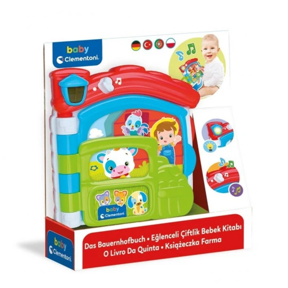 17652 Baby Clementoni  Bebek Kitabı - 3