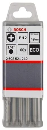 Bosch - Eco PH2 Vidalama Ucu 49mm 60'lı ürün görseli