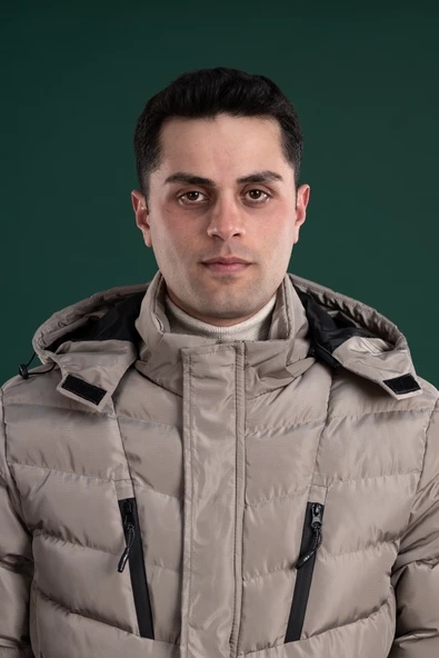 FBI SLİMFİT KAPŞONLU ASTARLI FERMUARLI ERKEK ŞİŞME MONT - 12