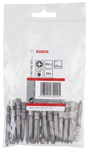 Bosch ExtraHard PH1*49 mm 25'li - Resim 2