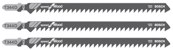 Bosch T334D Dekupaj Testere Bıçak Ahşap 3 Parça - 2