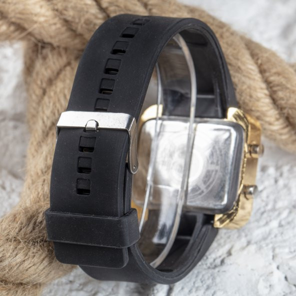 SPECTRUMWATCH LED Mini GOLD BLACK Unisex KOL SAATİ ST-303504 - 3