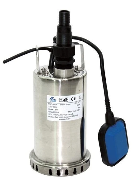Rain Pump 550W Paslanmaz Gövdeli Temiz Su Drenaj Pompası // CSP 550S - 1