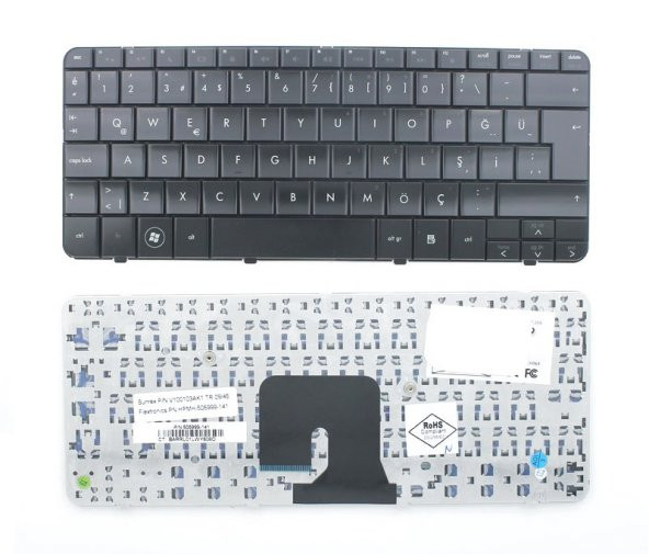 Hp V100103AK1, V100103AS1 Notebook Klavyesi (Siyah TR)