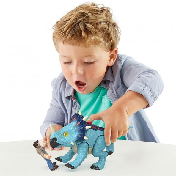 Imaginext Jurassic World Araçlar - Pachyrhinosaurus & Lowery - 3