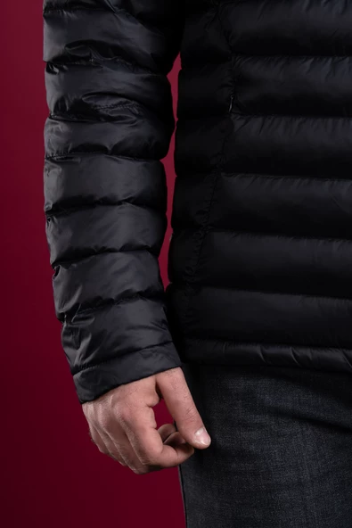 FBI SLİMFİT DİK YAKA FERMUARLI ERKEK İNCE ŞİŞME PUFFER MONT - 11