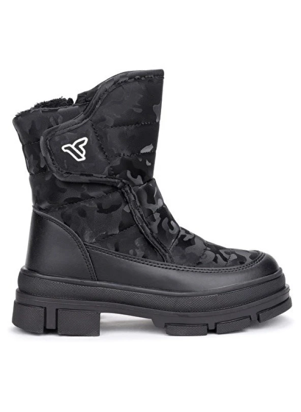 MİNİCAN KIZ ÇOCUĞU KAYMAZ ORTOPEDİK TABAN FERMUARLI İÇİ TERMAL KÜRKLÜ SU GEÇİRMEZ KAR BOTU - 6