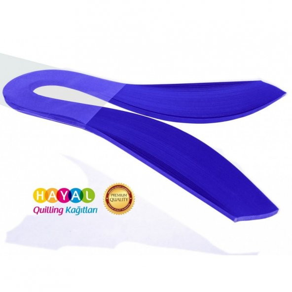 Hayal 1cm Quilling Kağıdı - Saks Mavisi 10mm 50li ürün görseli