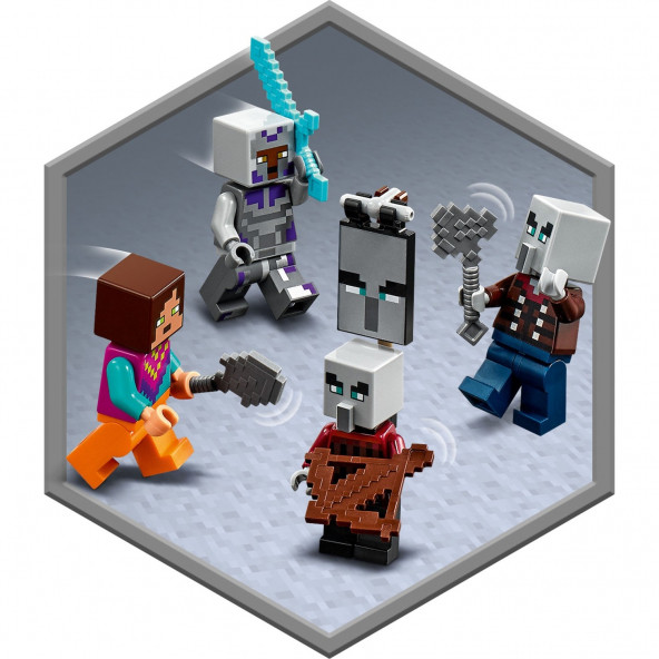 LEGO® Minecraft® Lama Köyü 21188 - 9 Yaş ve Üzeri Çocuklar Için Hayvan ve Açılan Ev Içeren Oyuncak Yapım Seti (1252 Parça) - 5