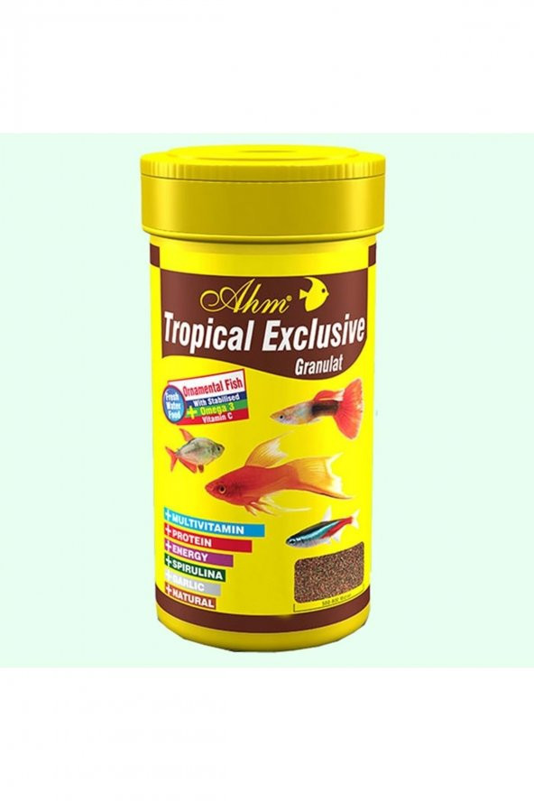 Tropical Exclusive Granulat Balık Yemi 100 ml