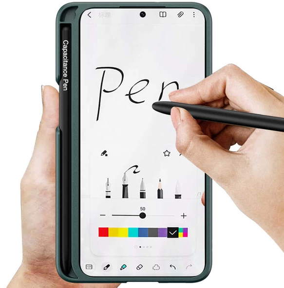 Galaxy S22 Kılıf Zore Kalemli Kıpta Kılıf - 8