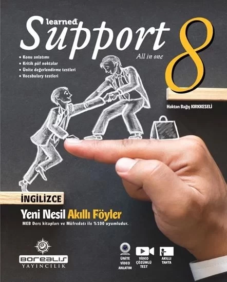 Borealis İngilizce 8. Sınıf Learned Support All In Konu Anlatımlı Soru Bankası