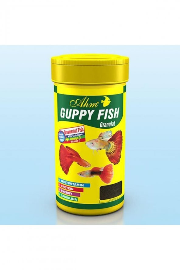 Guppy Lepistes Granül Food 100 Ml.