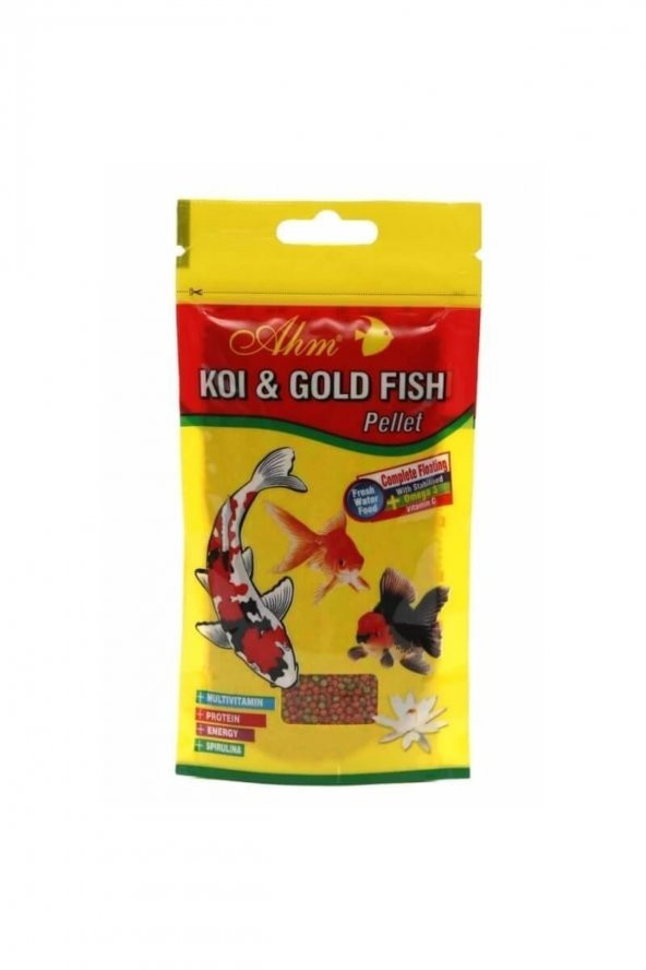 Koi Goldfish Pellet 50 gr Japon Balıkları Için Yem
