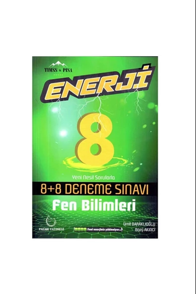 Palme Yayıncılık 8. Sınıf LGS Fen Bilimleri Enerji 8+8 Deneme