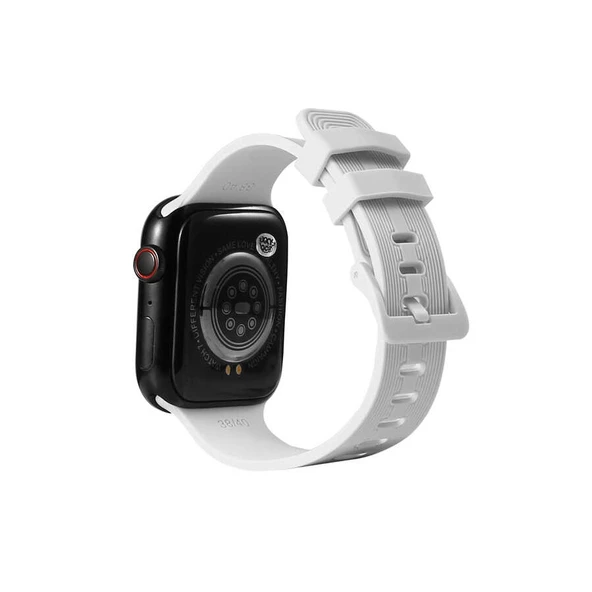 Apple Watch 7 45mm KRD-23 Silikon Kordon - 7