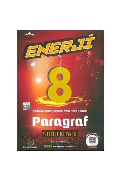Palme Yayıncılık 8. Sınıf Enerji Yeni Nesil Paragraf Soru Kitabı