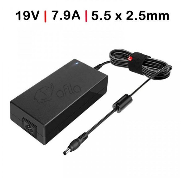 19V 7.9A 150W Adaptör 5.5*2.5 (7.89A, 7.7A, 7.69A, 7.1A, 6.92A)