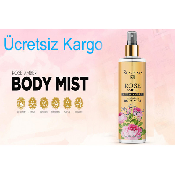 Rosense Body Mist Vücut Spreyi 200 Ml 1 Adet