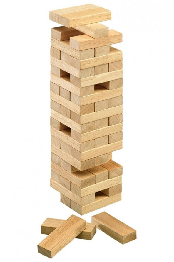 Pırıl Jenga Ahşap Denge Oyunu 54 Parça - 3