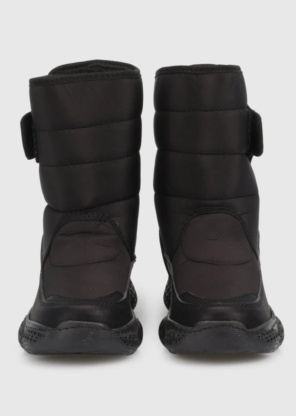 MİNİCAN KAYMAZ ORTOPEDİK TABAN ÜSTTEN CIRTLI KOLAY GİYİM İÇİ TERMAL KÜRKLÜ SU GEÇİRMEZ KAR BOTU - 10