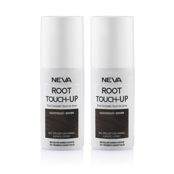 Neva Root Touch Up Kapatıcı Sprey 75 Ml Kahve 2 Adet