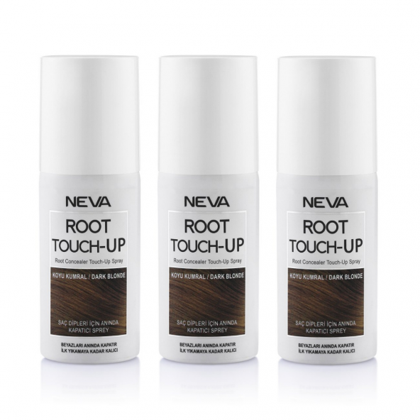 Neva Root Touch Up Kapatıcı Sprey 75 Ml Koyu Kumral 3 Adet