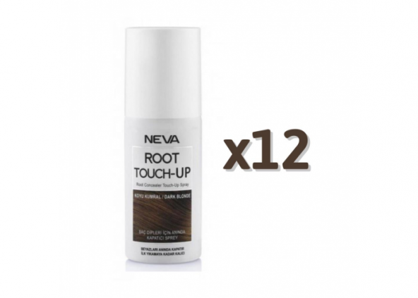 Neva Root Touch Up Kapatıcı Sprey 75 Ml Koyu Kumral 12 Adet ürün görseli