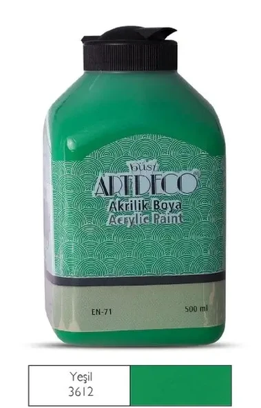 Artdeco Akrilik Boya 500ml Yeşil / 3612 ürün görseli