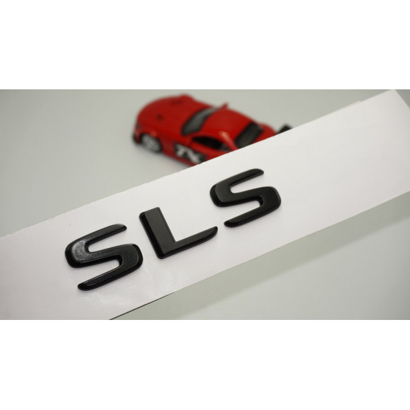 SLS Bagaj Parlak Siyah ABS 3M 3D Yazı Logo