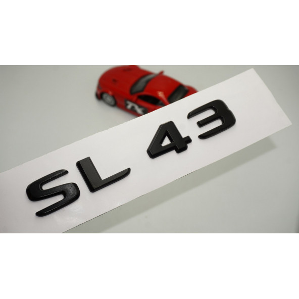 SL 43 Bagaj Parlak Siyah ABS 3M 3D Yazı Logo