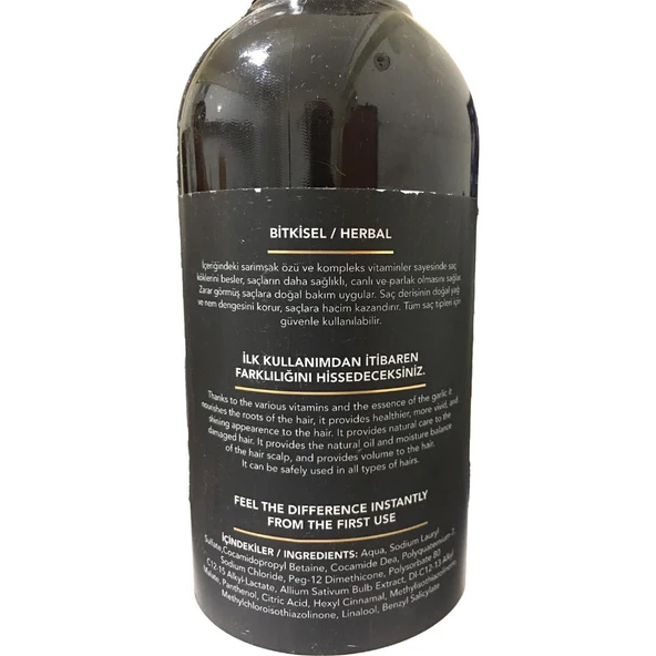 Habipoğlu Sarımsak Özlü Şampuan 400 Ml - 3