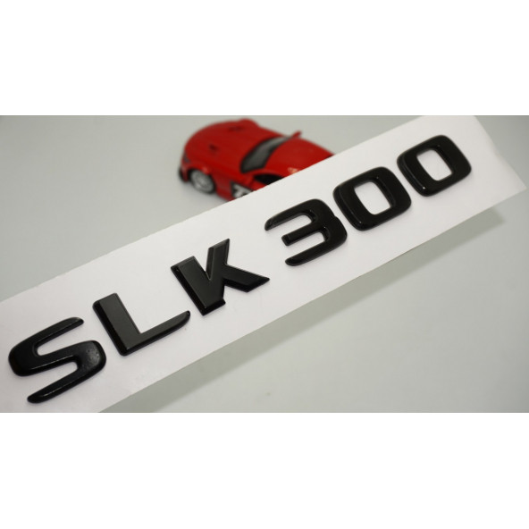 SLK 300 Bagaj Parlak Siyah ABS 3M 3D Yazı Logo