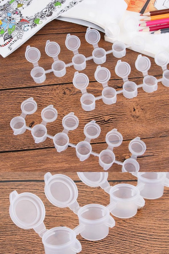 3 adet boş boya kutusu Mini boya kutusu (6ad3ml) - 2