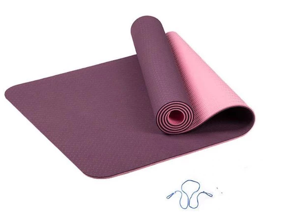 Pilates & Yoga Egzersiz Matı Çift Renkli - 3