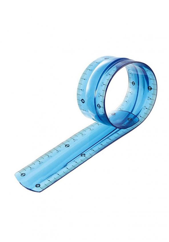 Cetvel Takımı Kırılmaz Esnek Silikonlu Kırılmaz 3Lü Yeşil 1 Paket Cetvel Seti Keyroad Dawing - 3