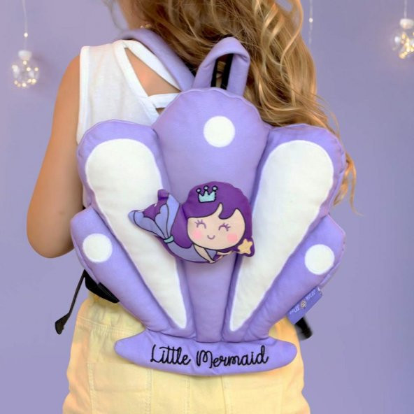 Milk&Moo Peluş Sırt Çantası Küçük Deniz Kızı - 7