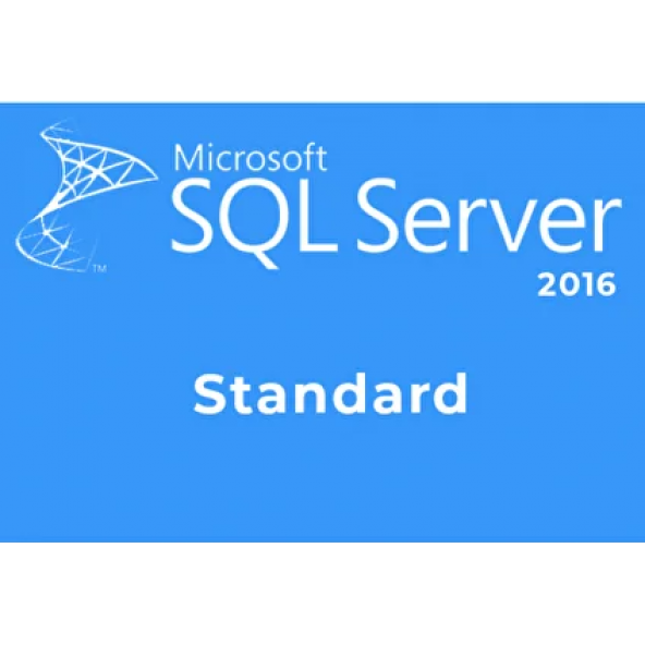 Microsoft SQL Server 2016 Standard Lisans