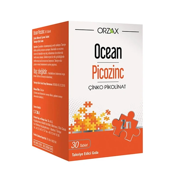 Ocean Picozinc 30 Tablet ürün görseli 1