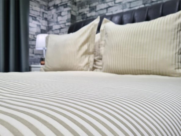 Zebra Çift Kişilik 6 Parça Nevresim Takımı Cappucino - 3