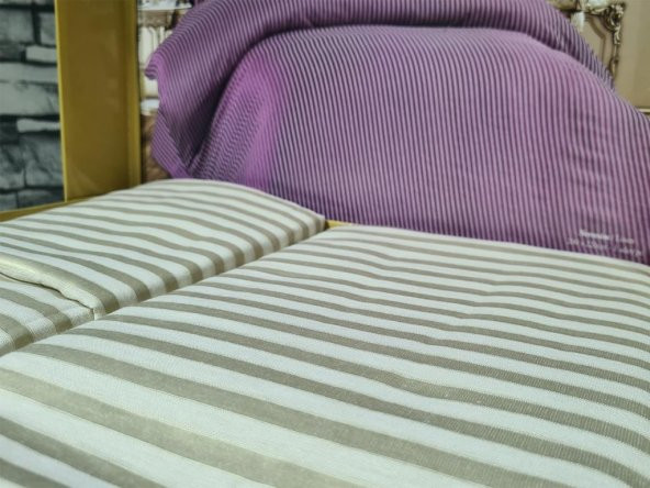 Zebra Çift Kişilik 6 Parça Nevresim Takımı Cappucino - 7