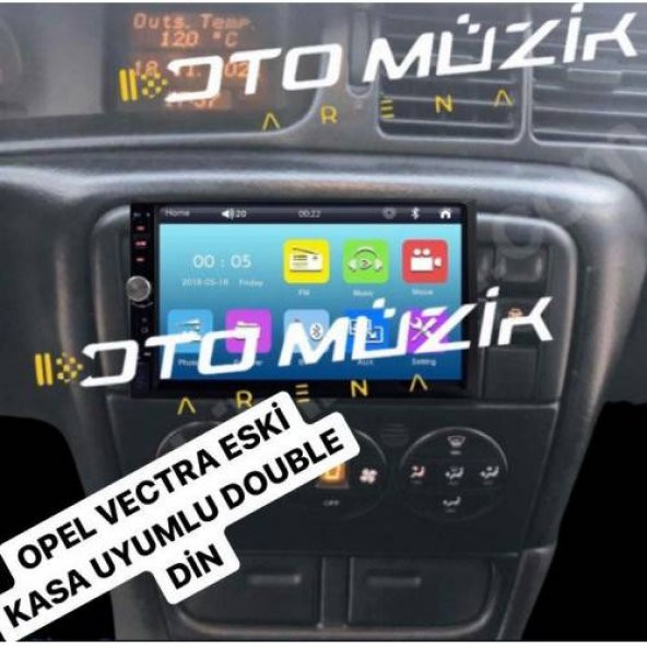 Opel Vectra Eski Kasa Uyumlu Özel Yapım 7inç Double Din Oto Teyp MİRRORLİNK BT USB SD AUX - 2