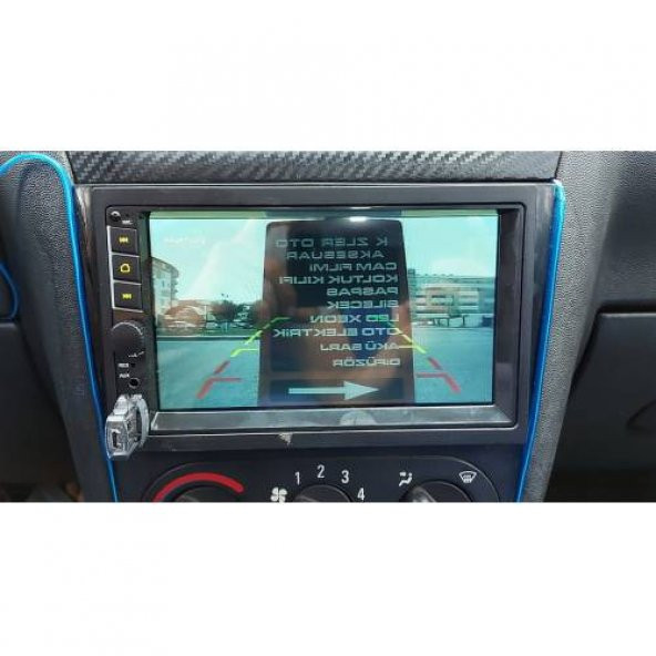 Opel Corsa Uyumlu Seri 7inçh Dokunmatik Multimedya Double Din Oto Teyp - 1