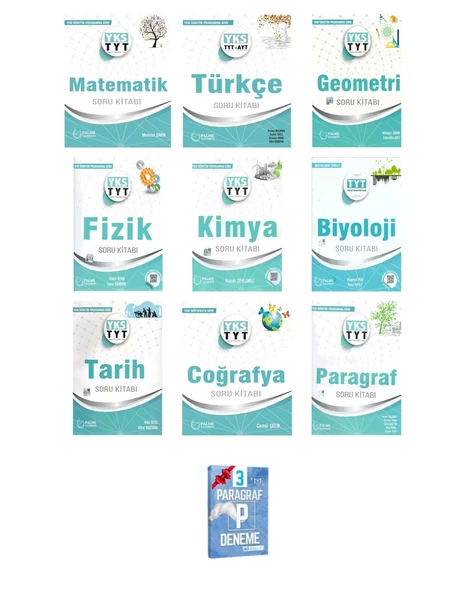 YKS TYT Tüm Dersler FULL Soru Kitabı Set