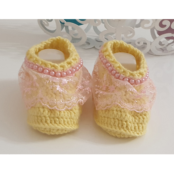 Kız Bebek 1 Yaş Atkı Bere Patik - 7